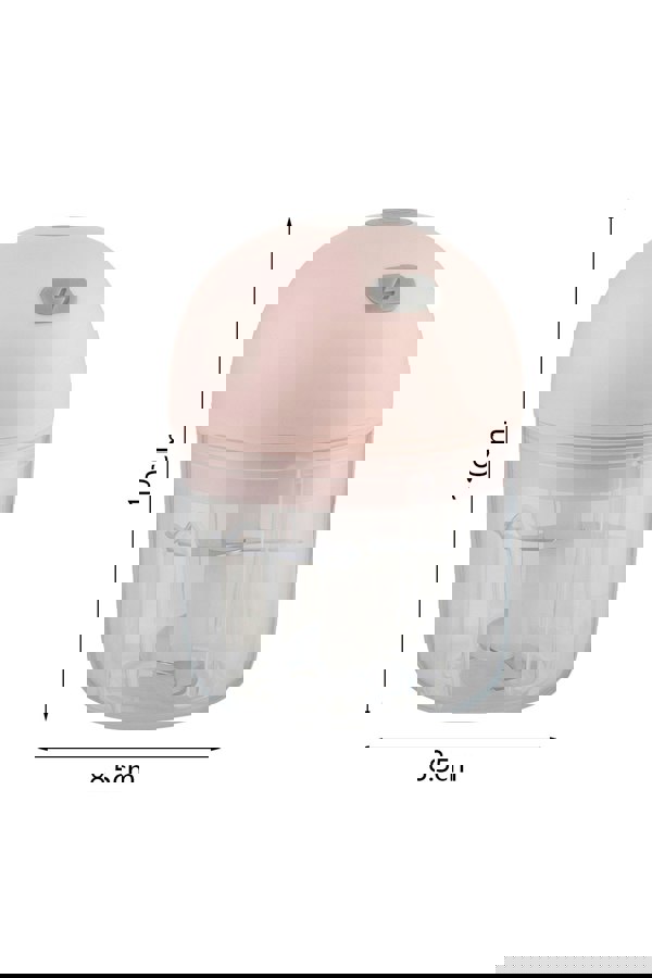 Living and Home 250ml Electric Wireless Kitchen Garlic Chopper Vegetable Electric Food Grater Cutter 30W