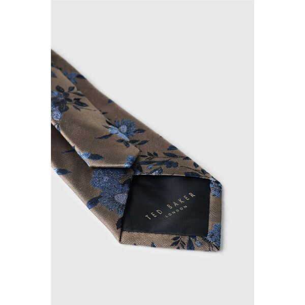 Ted Baker Bronze Rustic Floral Tie
