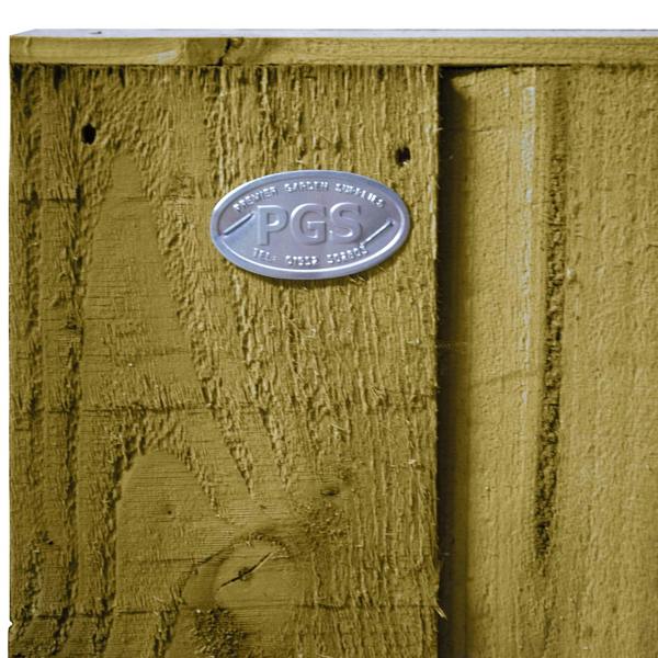 3 pack fence panel feather edge semi braced [w.6ft x h.1ft] 1