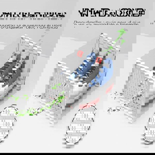 Living and Home 12Pcs Plastic Stackable Shoe Storage Box Organiser