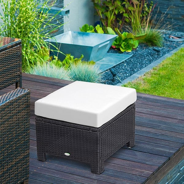 Rattan Ottoman