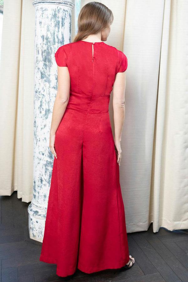 HotSquash Velvet Satin Jumpsuit