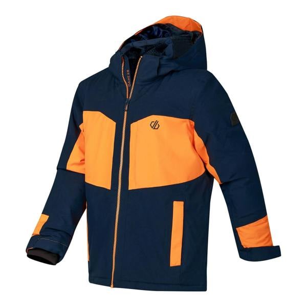 Dare 2B Childrens/Kids Rip It Ski Jacket - Navy/Electric Orange - 