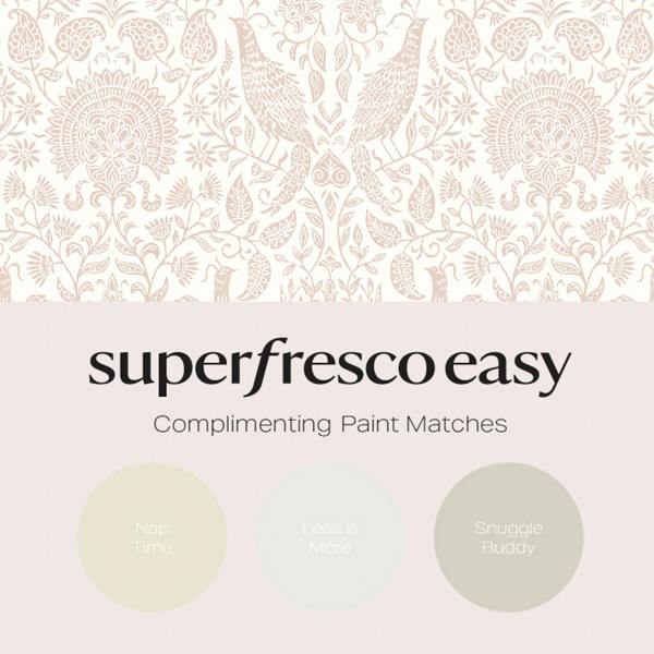 Superfresco Easy Wren Pink Wallpaper