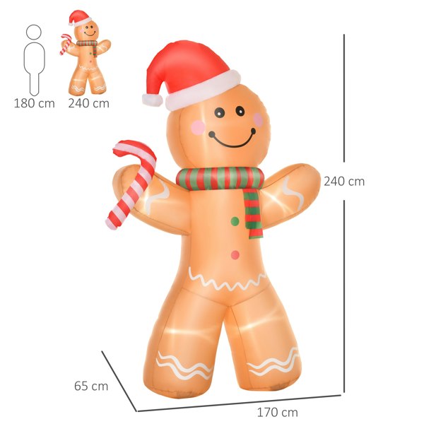 Inflatable Gingerbread Man