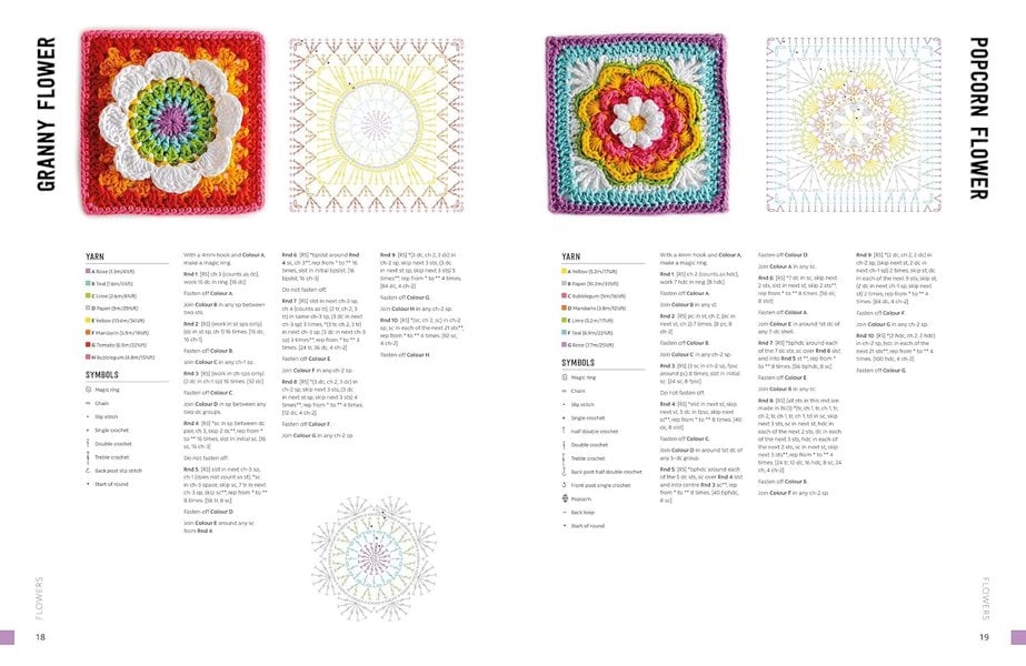 3D Granny Squares: 100 crochet patterns for pop-up granny squares - over 140,000 copies sold worldwide!