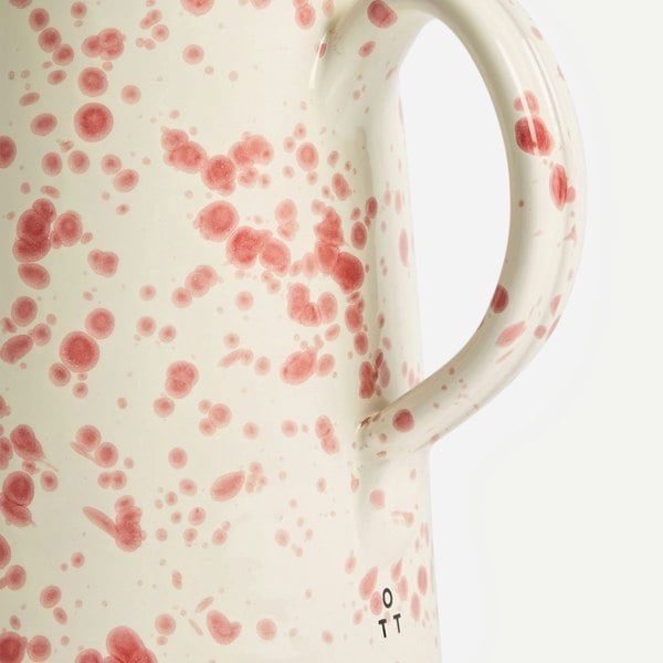 Hot Pottery Jug Cranberry