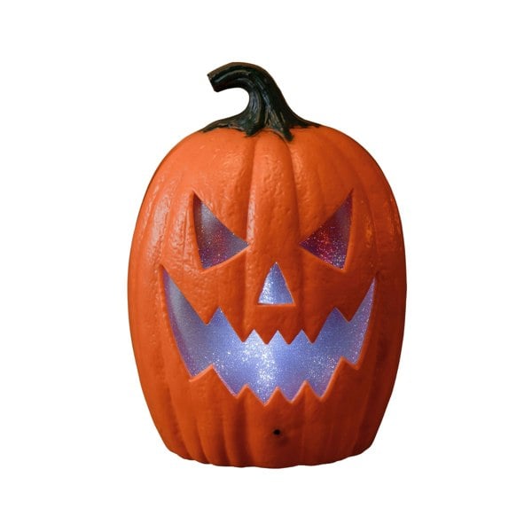 Samuel Alexander 22cm Battery Operated Light up Laughing Jack O' Lantern Halloween Decoration with LEDs