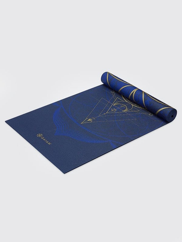 Gaiam Reversible Metallic Sun & Moon Yoga Mat 6mm