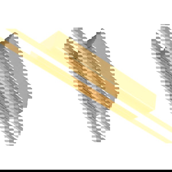 Designer Brushed Gold Metal Kitchen LED 89cm Ceiling Light Fitting Image 4