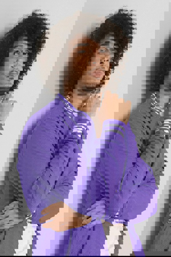 Men's Heavy Waffle Bomber Jacket