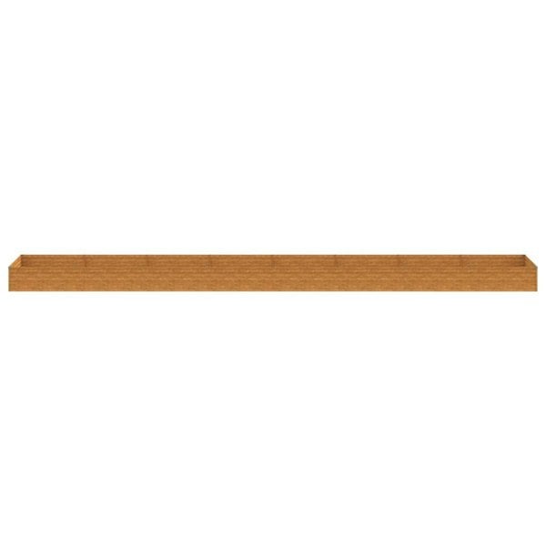 Berkfield Garden Raised Bed 770x100x36 cm Corten Steel