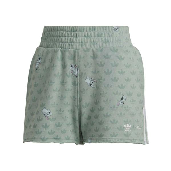 Adidas Womens/Ladies Stitch Sweat Shorts - Green - 