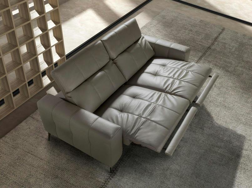 Angel Cerdá Relax sofa in grey leather 6209/6210