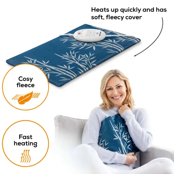 Beurer HK35 Heating Pad With Turbo - Blue