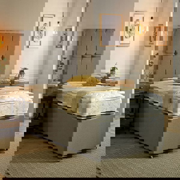 Starlight Beds Cooltouch Hybrid Shorty Mattress - 18cm Deep, Memory Foam & Coil Spring Support