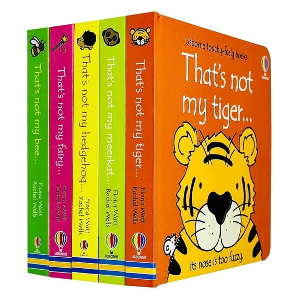 Touchy-Feely Books That's Not My Collection: 5 Books (Bee, Fairy, Hedgehog, Meerkat, Tiger)