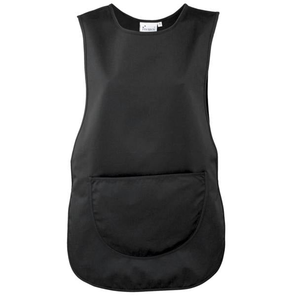 Premier Ladies/Womens Pocket Tabard / Workwear - Black