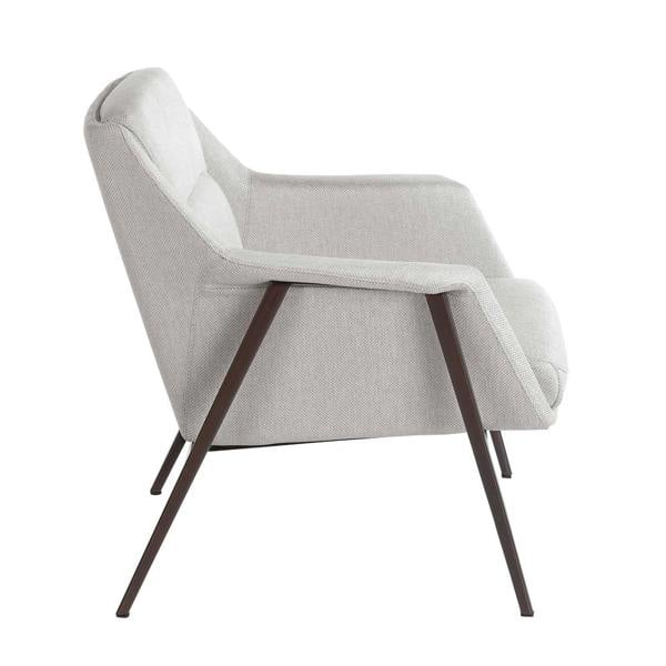 Angel Cerdá White Fabric Armchair 5010