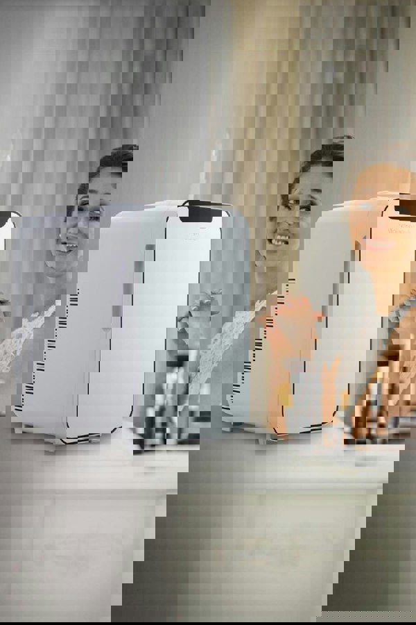 Living and Home 16L Dual-Use Mini Refrigerator with Glass Door