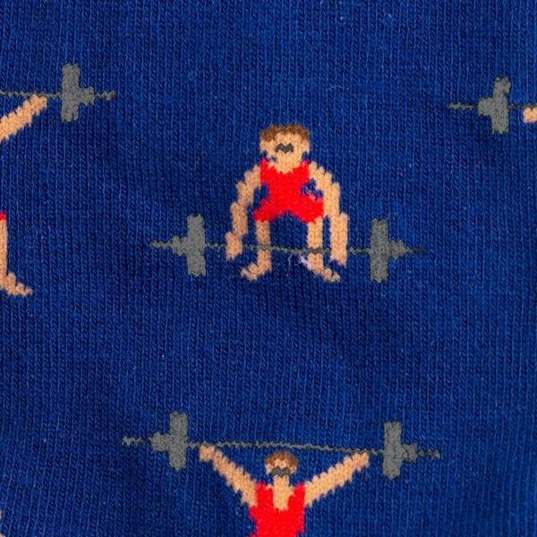 Swole PandaSocks SingleWeight Lifter Bamboo Socks, BlueBoxers & Briefs