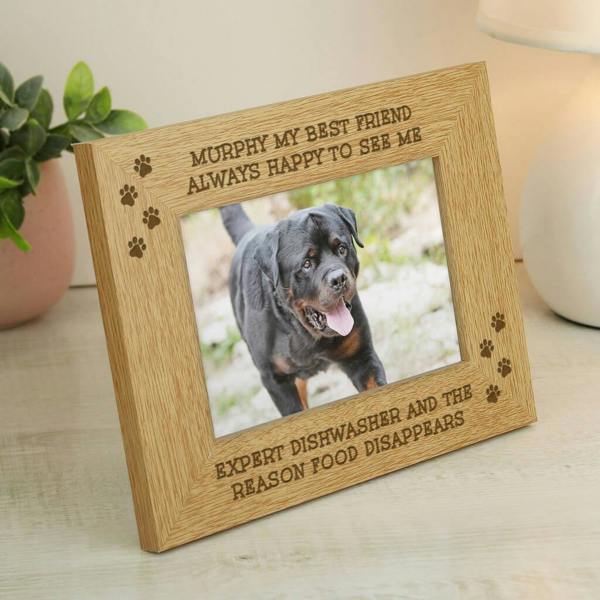 Personalised Pet Picture Frame - lifestyle shot