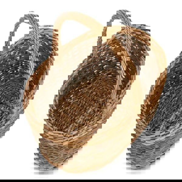 Oval Unpeeled Shopping Basket