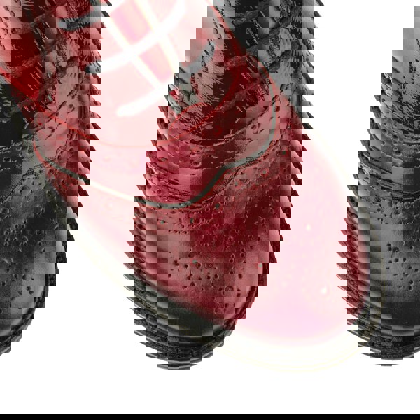 Embassy London Brick Lane Boots - Claret - Women's dark red leather oxford boot with brogue styling