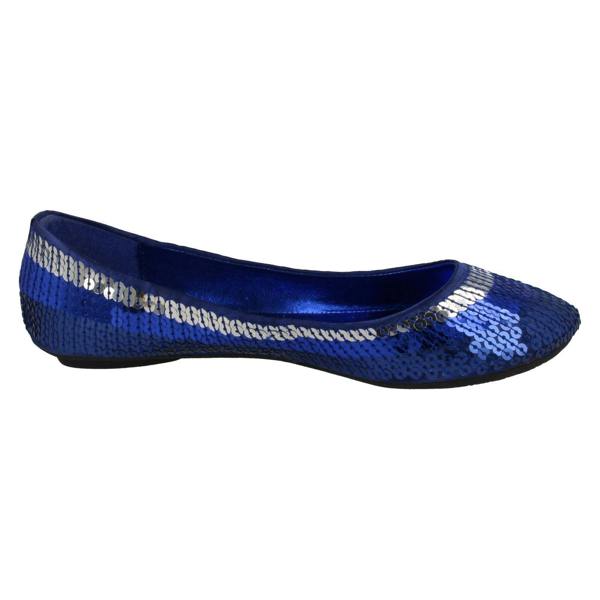 Cutie Girls Cutie Flat Slip On Sequin Ballerina Shoes