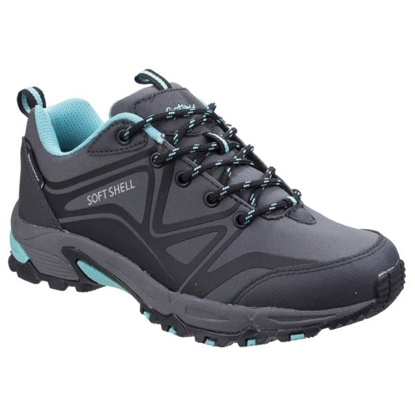 Cotswold model Abbeydale Low Hiker Female in Grey/Black/Aqua