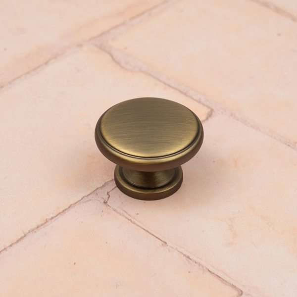 Handle & Home Dark Antique Brass Cabinet Knobs & Coordinating Cup Handle