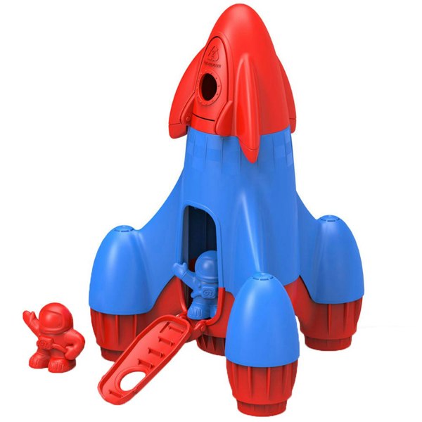 Green Toys Blue Rocket Toy - Made From 100% Recycled Plastic