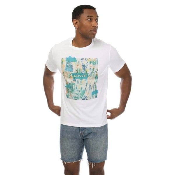 Levis Mens Graphic Print T-Shirt - White