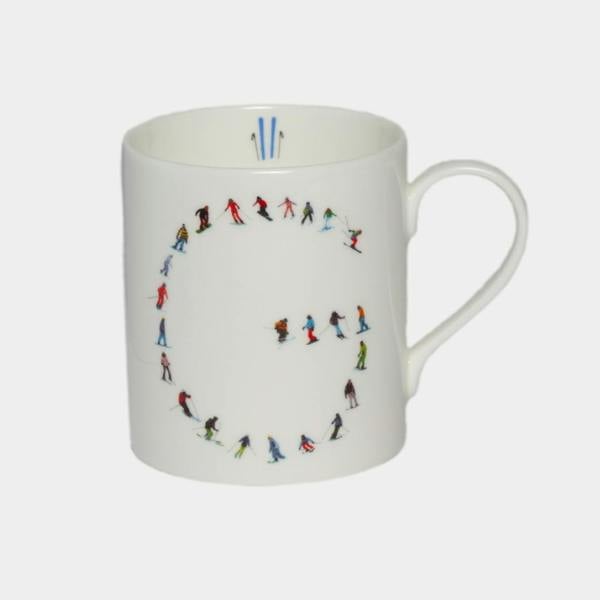 Powderhound Alphabet Ski Mug G