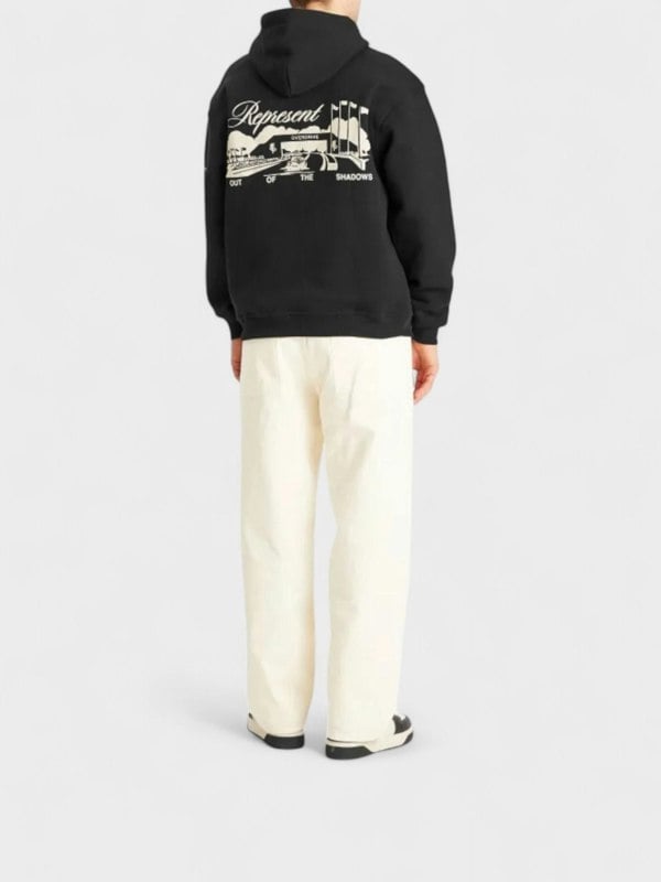 Represent Raceway Hoodie Black - Supplied FashionRepresent