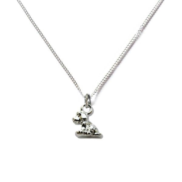 Aye Do Gifts Little Dog Silver Necklace