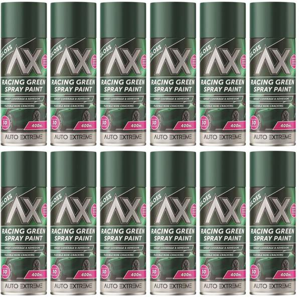 Auto Extreme 12X Auto Extreme Racing Green Spray Paint 400ml