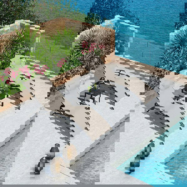 Rit Concept Chappell Reclining Sun Lounger With Pillow, Outdoor