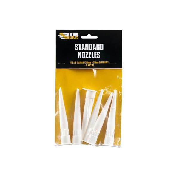 Everbuild Sika Standard Nozzle Pack Of 6 - Multi Colour - 