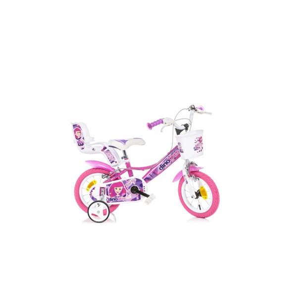 Dino Bikes Dino Fairy 12" Kids Bike - Pink
