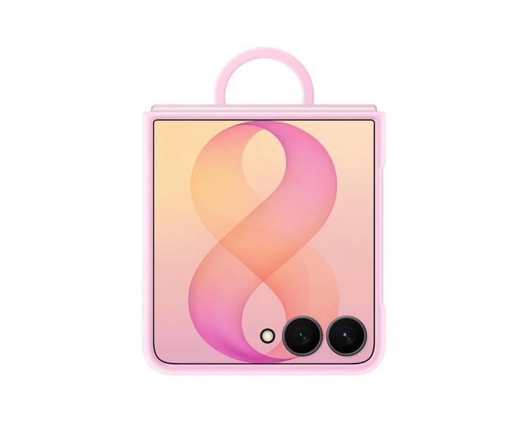 Samsung Galaxy Z Flip 8 6.9" Silicone Ring Case with Magnet Pink - EF-EF776CVEGWW