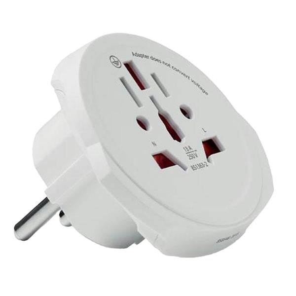 MidOcean Skross World to EU Travel Adapter (EU Plug) - White - 