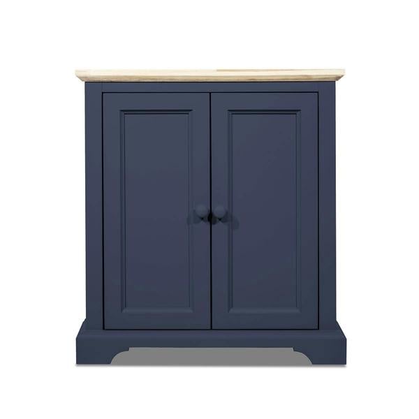 Statement Furniture Florence Corner Sideboard with Cupboard and Shelf. Assembled Storage