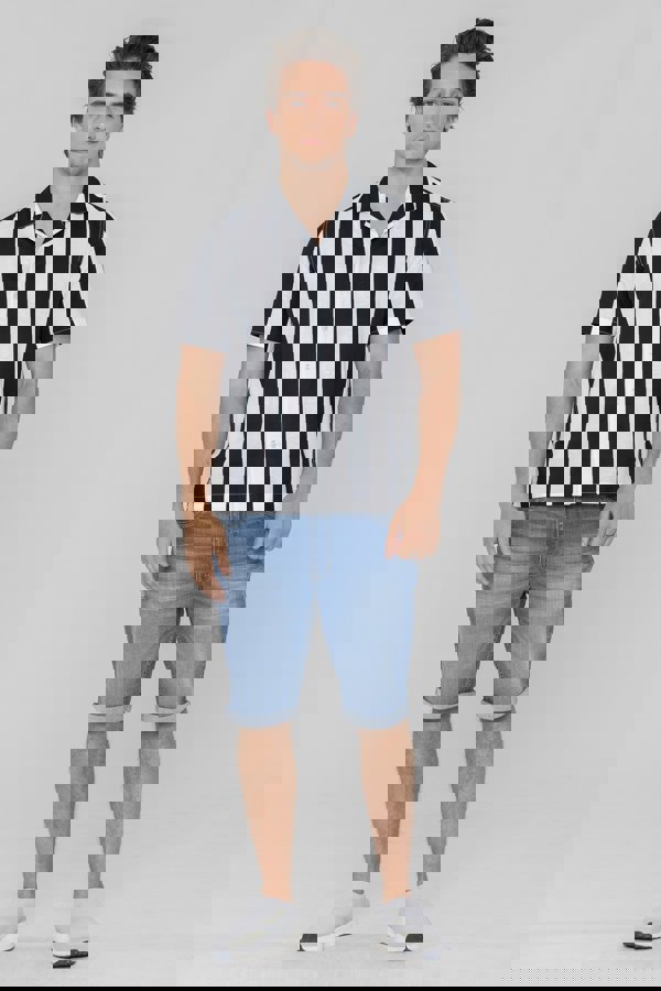 ENORSIA Revere Collar Short Sleeves Shirt