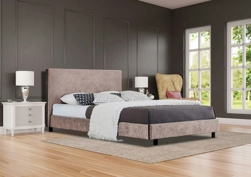Comfy Living Prado Crushed Velvet Bed Frame