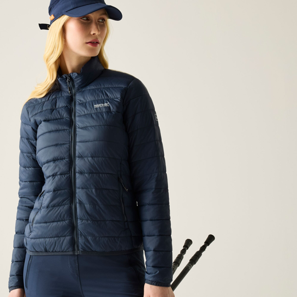 Regatta Womens Hillpack II Insulated Padded Jacket - Navy