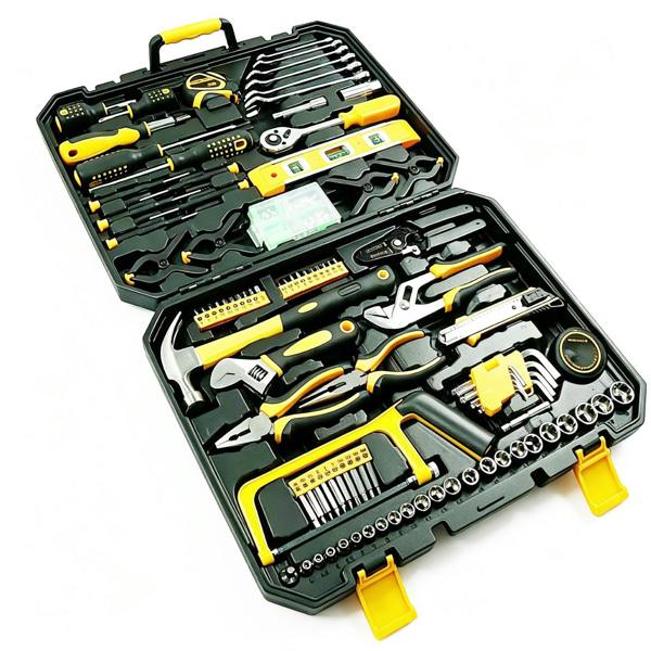 Gr8 Home 198 Piece Household Tool Kit Hand Tools Socket Ratchet Spanner DIY Repair Set