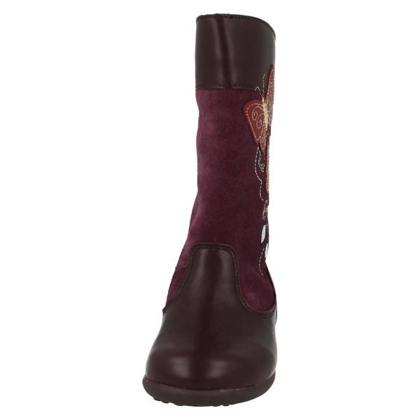 Start-rite Girls Aqua Rite by Startrite Mid Calf Decorative Boots Aqua Flutter