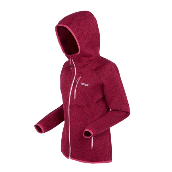 Regatta Women's Newhill Marl Hooded Fleece Jacket - Fruit Dove