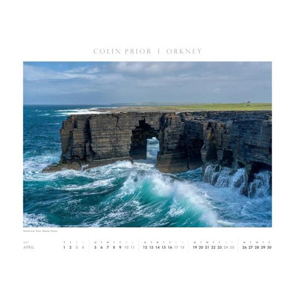 Colin Prior, Panoramic Scotland Super Deluxe Calendar 2027, Deluxe Calendars, Month To View, Travel, Gift